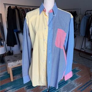 Vintage Cleve Shirtmakers Gingham Men's Button Down Shirt